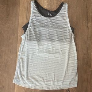 Z by Zella workout shirt with built in bra mesh detail